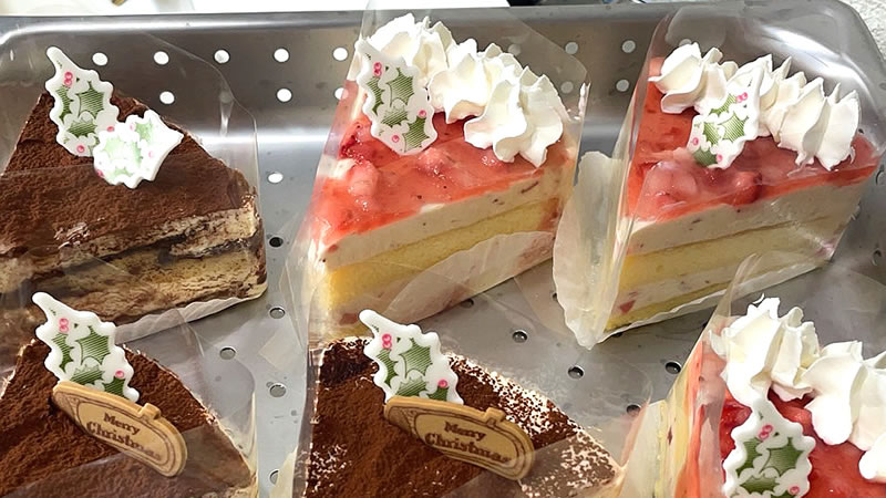 セミフレッドケーキ